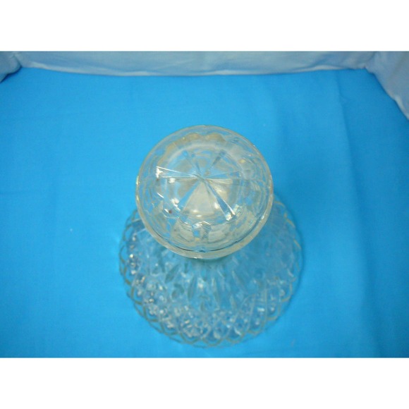 Vintage Diamond Cut Captains Wine Decanter - Picture 3 of 8